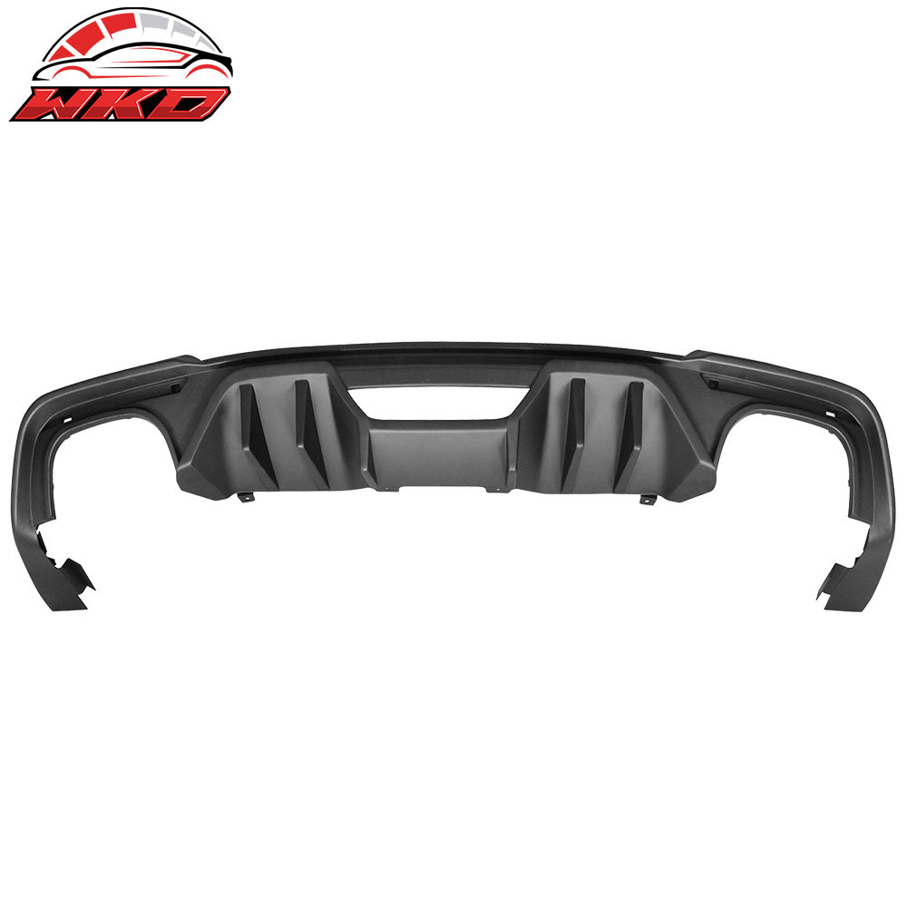 Wholesale 18-23 Ford Mustang S550 Coupe Rock Style Rear Diffuser Lip Matte Black PP