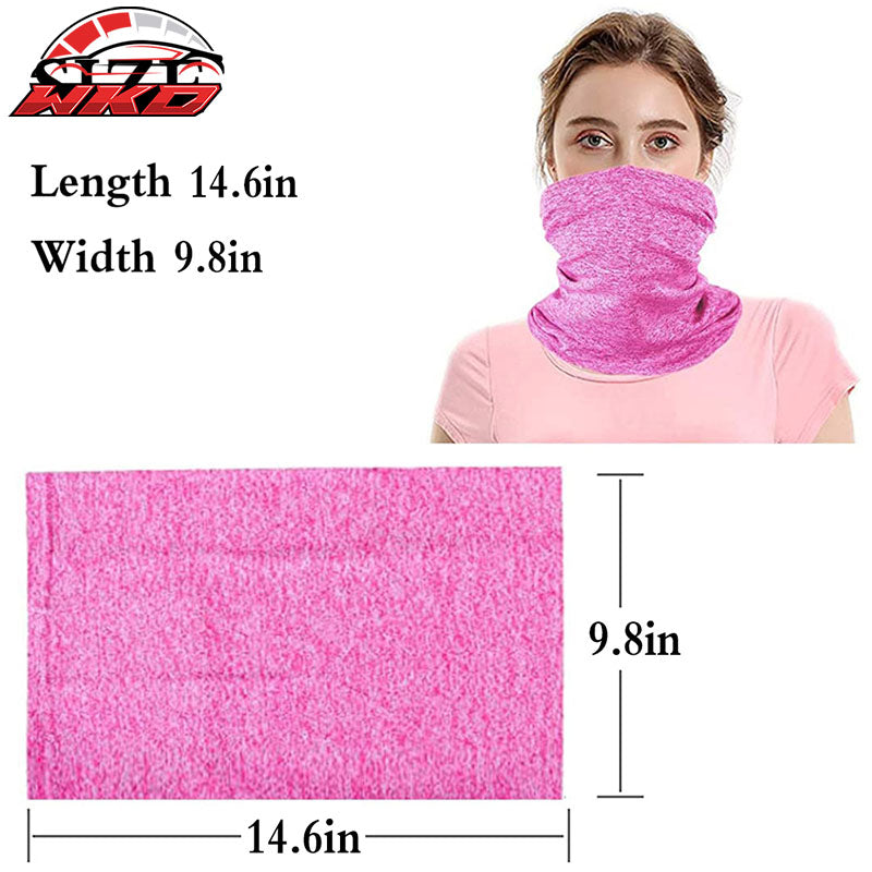 Neck Gaiter Bandana Head Face Mask Mouth Cover Tube Scarf Balaclava UV Proof