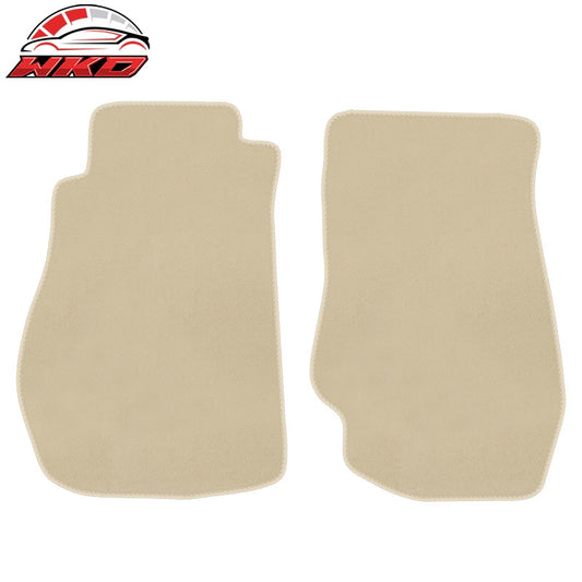 Wholesale 03-09 Nissan 350Z Floor Mats Liner Nylon Beige Non-Slip Auto Carpets 2PC