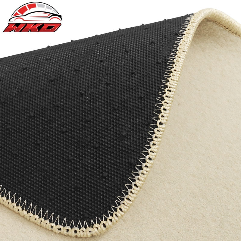 Fits 03-09 Nissan 350Z Floor Mats Liner Nylon Beige Non-Slip Auto Carpets 2PC