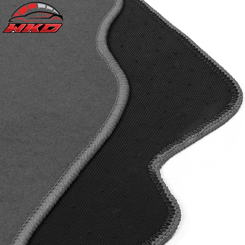 Fits 03-09 Nissan 350Z Floor Mats Liner Nylon Grey Non-Slip Auto Carpets 2PC