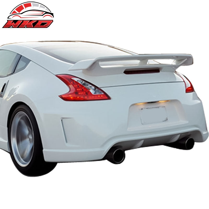 Fits 09-21 Nissan 370Z Coupe N Style Rear Trunk Spoiler Wing Lip ABS Primer Grey