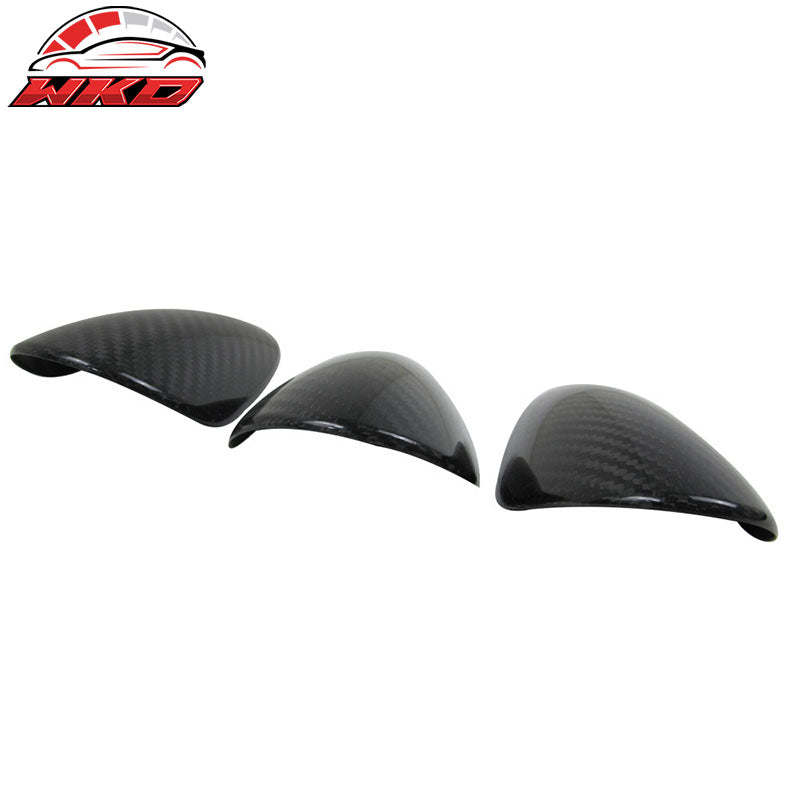 Fits 09-20 Nissan 370Z Front Center Dash Gauge Cover Pod Trim Matte Carbon Fiber
