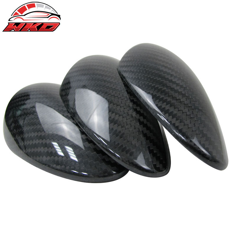 Fits 09-20 Nissan 370Z Front Center Dash Gauge Cover Pod Trim Matte Carbon Fiber