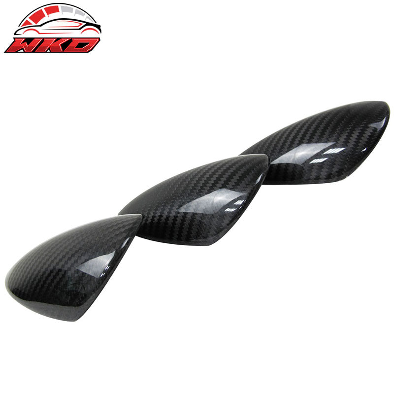 Fits 09-20 Nissan 370Z Front Center Dash Gauge Cover Pod Trim - Carbon Fiber CF