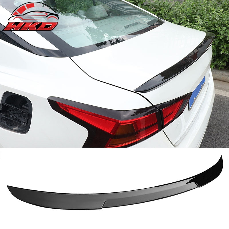 Fits 19-26 Nissan Altima 4DR IKON Style Rear Trunk Spoiler Wing ABS Gloss Black
