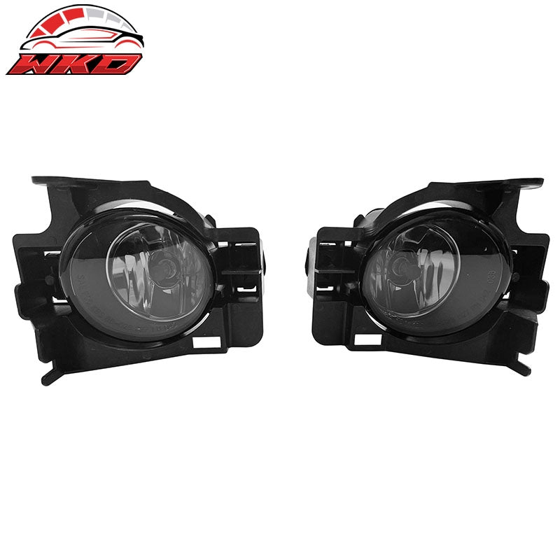 Fits 08-13 Nissan Altima Coupe Front Bumper Fog Lights Lamps W/Wiring Smoke Lens