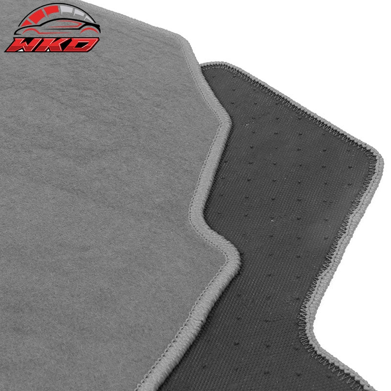 Fits 13-18 Nissan Altima Car Floor Mats Liner Front Rear Nylon Gray Carpets 4PCS