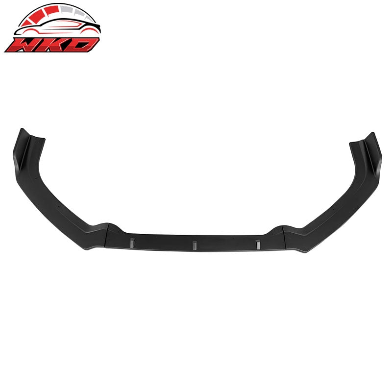 Fits 19-22 Nissan Altima Front Bumper Lip Matte Black Spoiler PP 3PC Splitter
