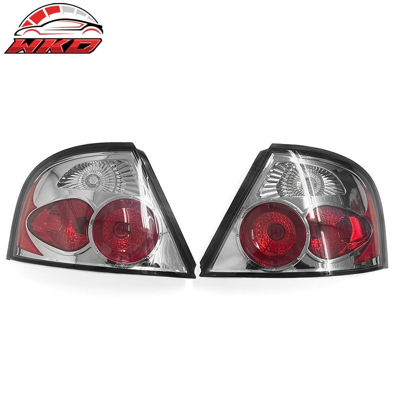 Wholesale 98-01 Nissan Altima Rear Tail Lights Lamps Chrome Housing Clear Lens Pair