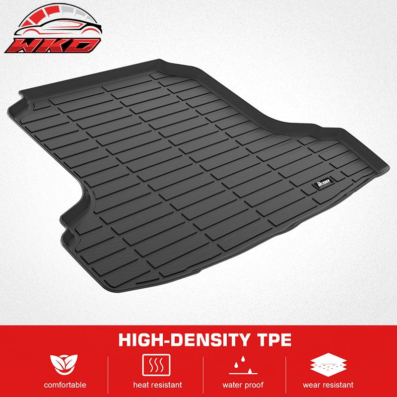 Fits 07-12 Nissan Altima Sedan 4Dr TPE All Weather 3D Rear Cargo Area Trunk Mat