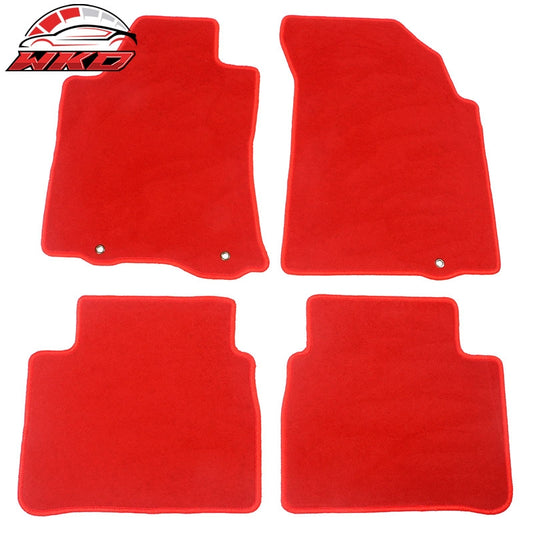 Wholesale 13-18 Nissan Altima Sedan Nylon Floor Mats Liner Front Rear Red Car Carpets