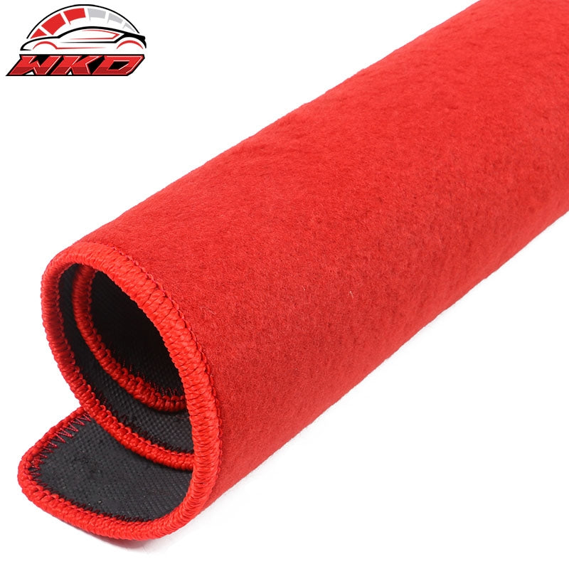 Fits 13-18 Nissan Altima Sedan Nylon Floor Mats Liner Front Rear Red Car Carpets
