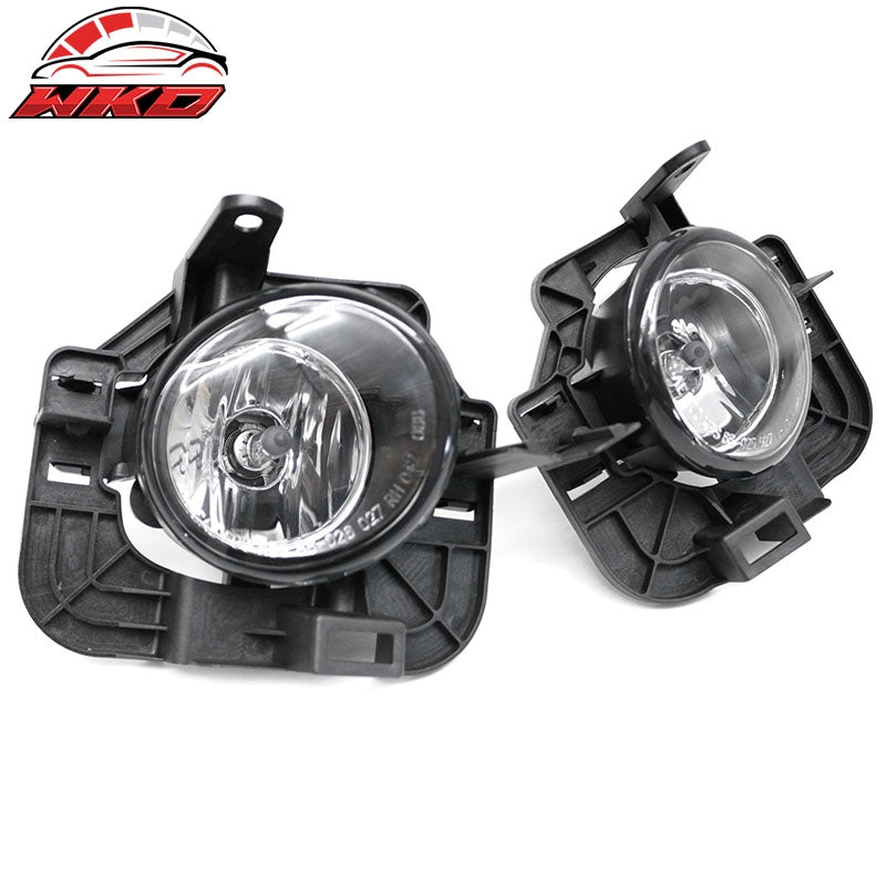 Fits 07-11 Nissan Altima Sedan/Hybrid Front Bumper Fog Lights Lamps Clear Lens