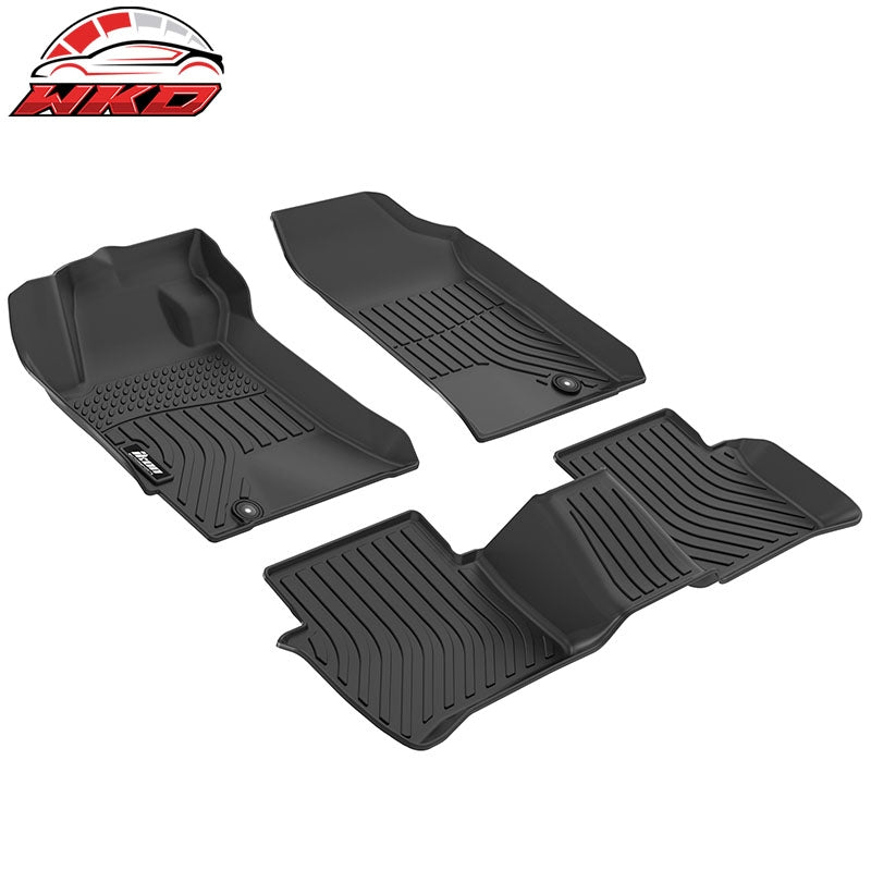 Fits 07-12 Nissan Altima Sedan TPE All Weather 3D Floor Mats Cargo Liner Carpets