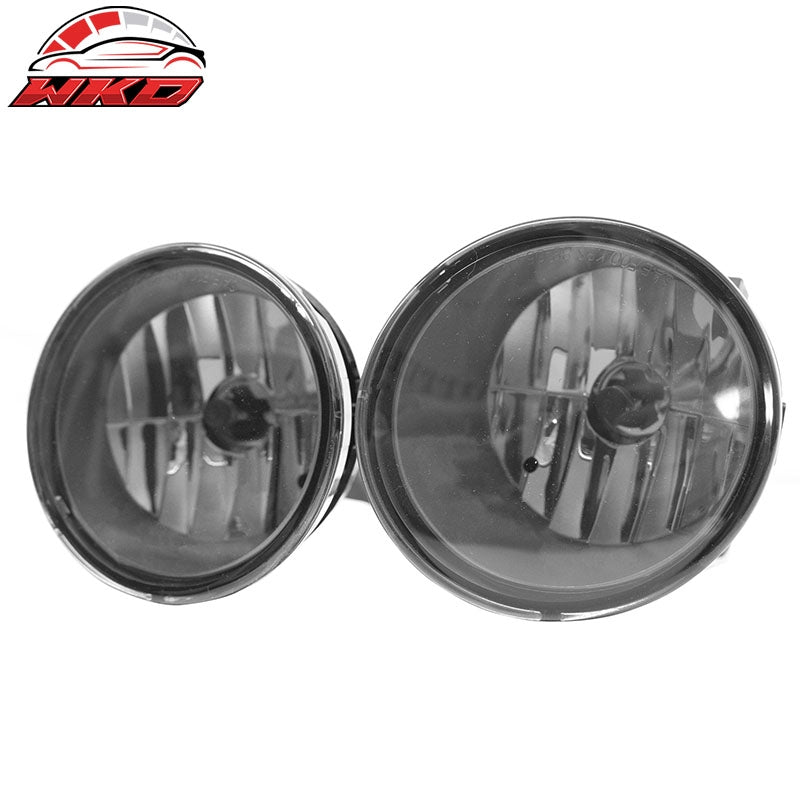 Fits 05-07 Nissan Armada & 04-15 Titan RH LH Front Fog Lights Lamps Smoke Lens