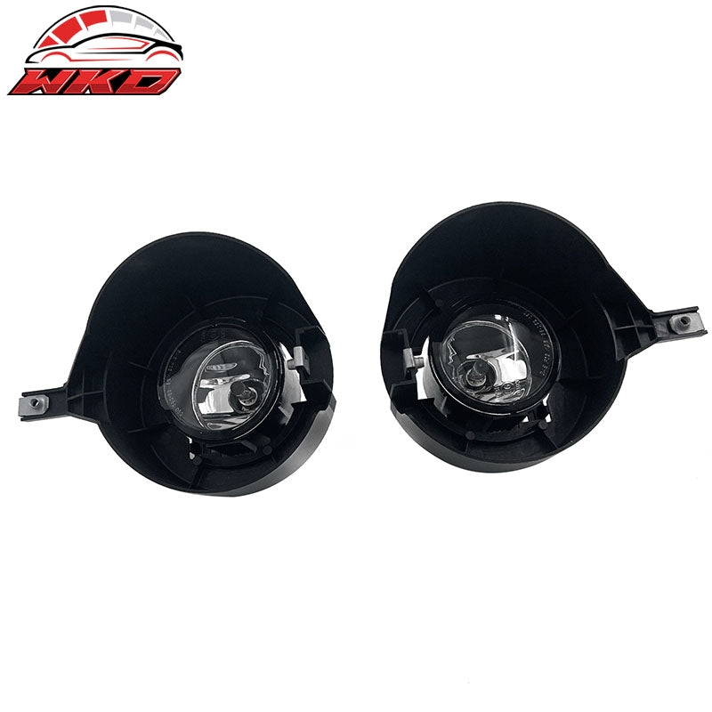 Fits 05-19 Nissan Frontier Front Bumper Fog Lights Lamps W/Wiring Clear Lens