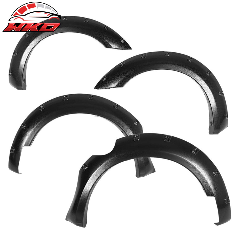 Fits 05-12 Nissan Frontier 60" Short Bed Pocket Riveted Style Fender Flares ABS