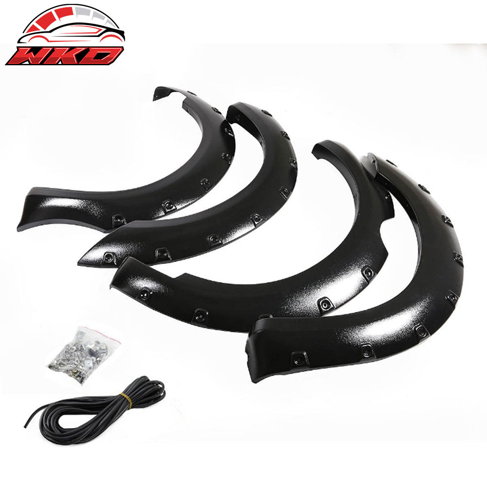 Fits 05-12 Nissan Frontier 60" Short Bed Pocket Riveted Style Fender Flares ABS