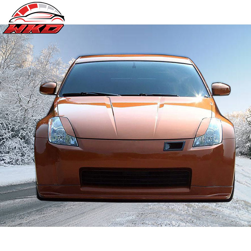 Fits 03-09 Nissan 350Z Headlight Eyelid Eyebrow Eye Lid Trim Cover ABS Unpainted