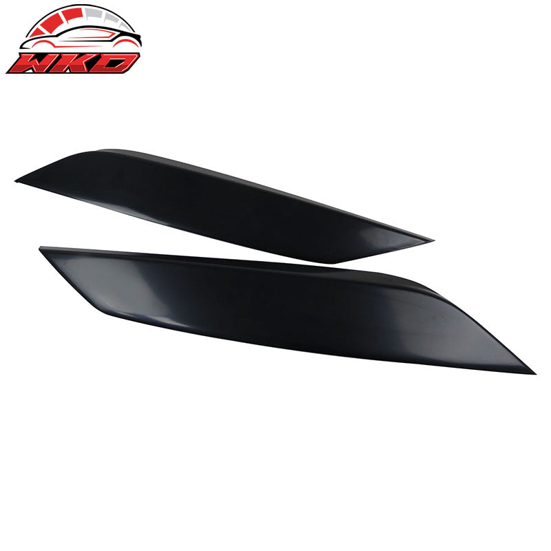 Fits 03-09 Nissan 350Z Headlight Eyelid Eyebrow Eye Lid Trim Cover ABS Unpainted