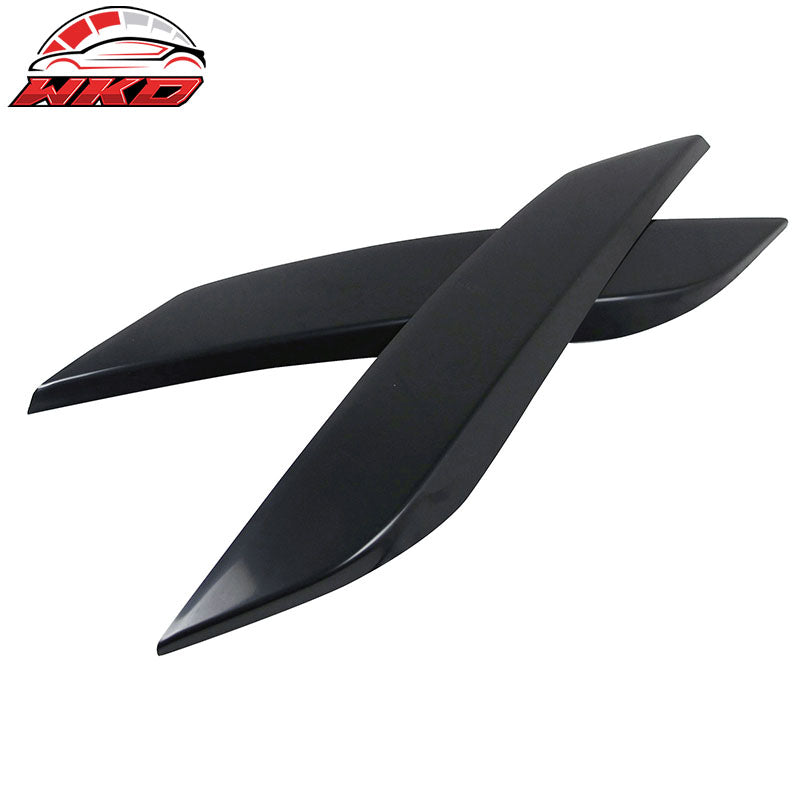 Fits 03-09 Nissan 350Z Headlight Eyelid Eyebrow Eye Lid Trim Cover ABS Unpainted