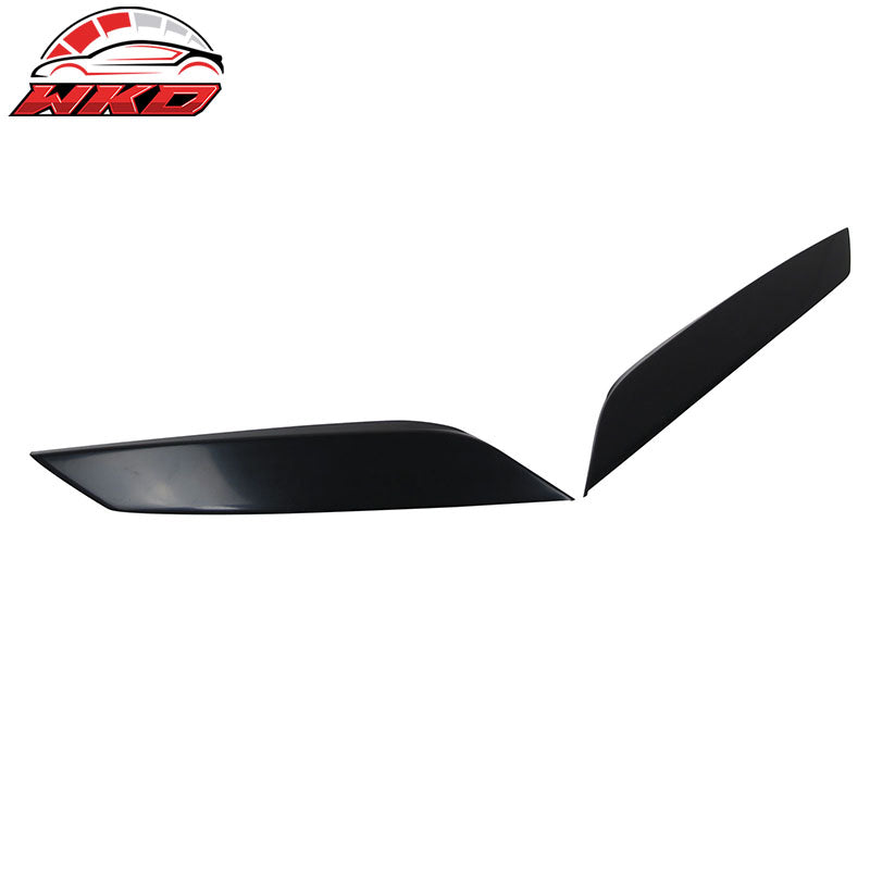 Fits 03-09 Nissan 350Z Headlight Eyelid Eyebrow Eye Lid Trim Cover ABS Unpainted