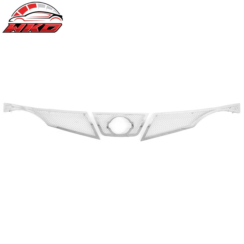 Wholesale For 11-14 Nissan Juke Front Grille Replacement Chrome Stainless Steel Mesh Style