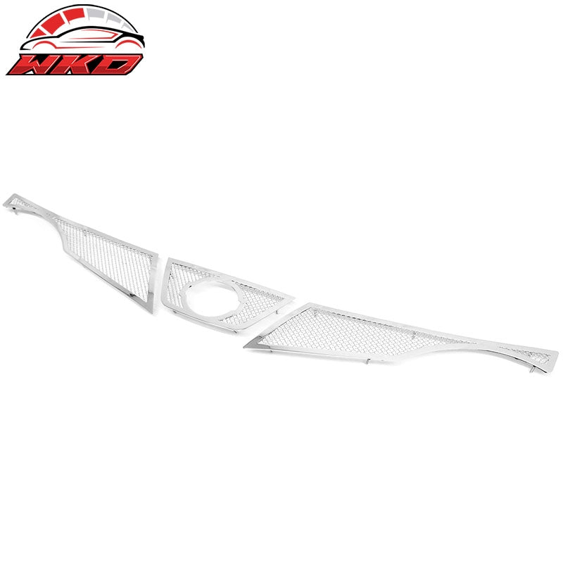For 11-14 Nissan Juke Front Grille Replacement Chrome Stainless Steel Mesh Style