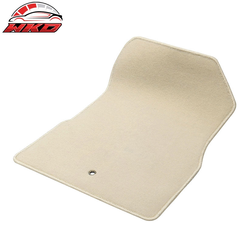 Fits 18-24 Nissan Kicks OE Fitment Beige Floor Mats Carpet Liners Nylon 4PC