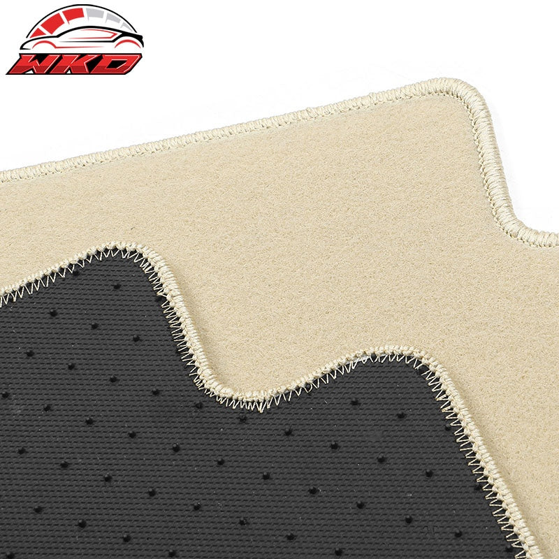Fits 18-24 Nissan Kicks OE Fitment Beige Floor Mats Carpet Liners Nylon 4PC