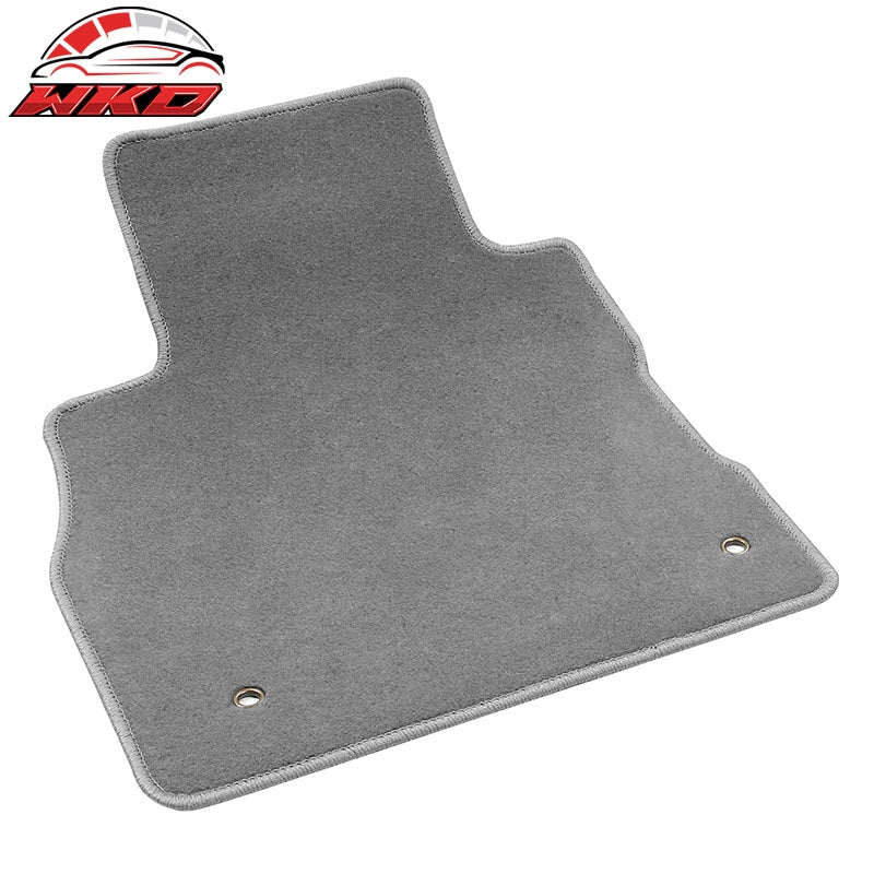 Fits 18-24 Nissan Kicks OE Fitment Gray Floor Mats Carpet Liners Nylon 4PC