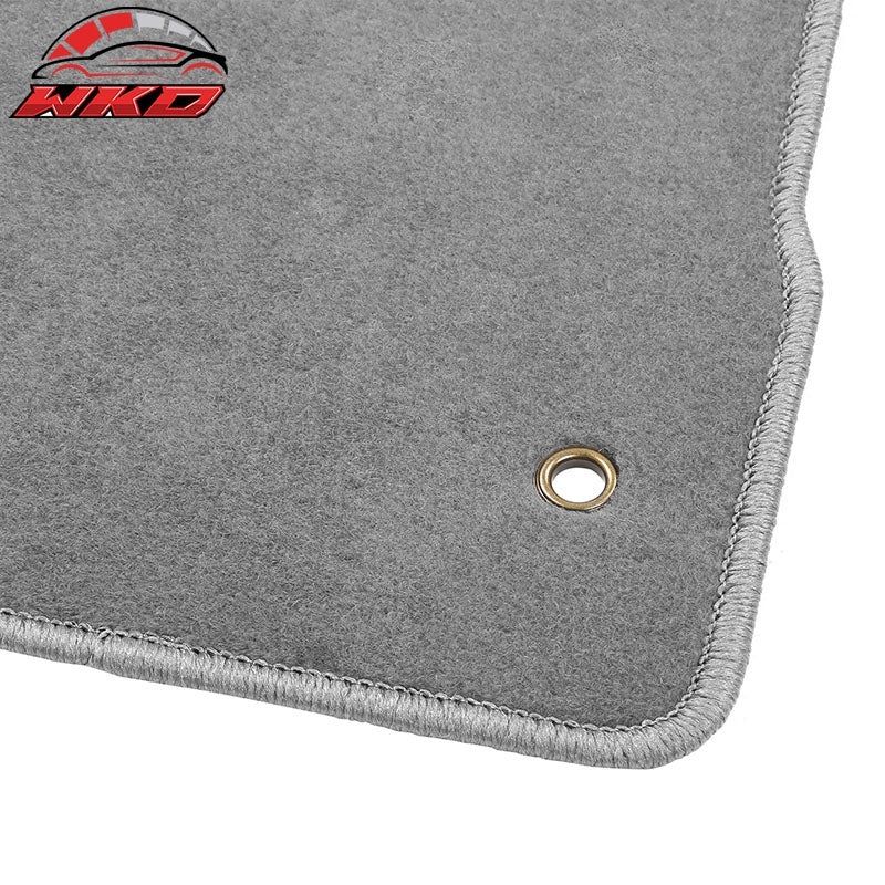 Fits 18-24 Nissan Kicks OE Fitment Gray Floor Mats Carpet Liners Nylon 4PC