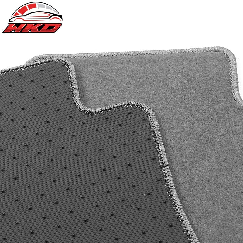 Fits 18-24 Nissan Kicks OE Fitment Gray Floor Mats Carpet Liners Nylon 4PC