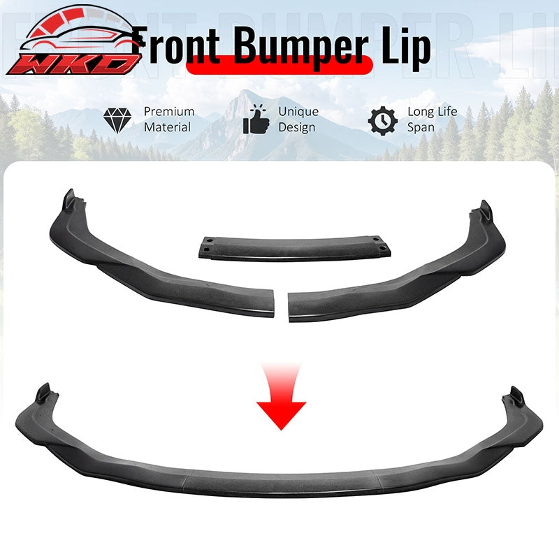 Wholesale 19-23 Nissan Maxima STL Style PU Front Bumper Lip Chin Spoiler Unpainted - Wikond Auto