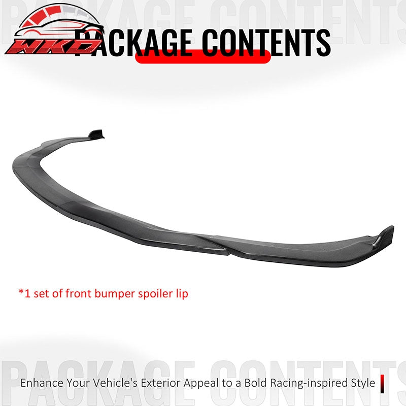 Wholesale 19-23 Nissan Maxima STL Style PU Front Bumper Lip Chin Spoiler Unpainted - Wikond Auto