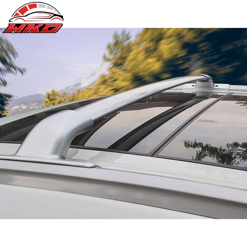 Fits 15-24 Nissan Murano OE Roof Rack Rail Luggage Carrier Cross Bars - Aluminum