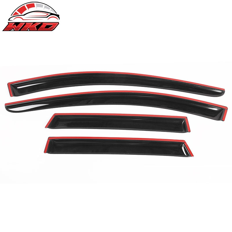 Fits 15-24 Nissan Murano Z52 Window Visors Acrylic Sun Rain Air Deflector 4PC