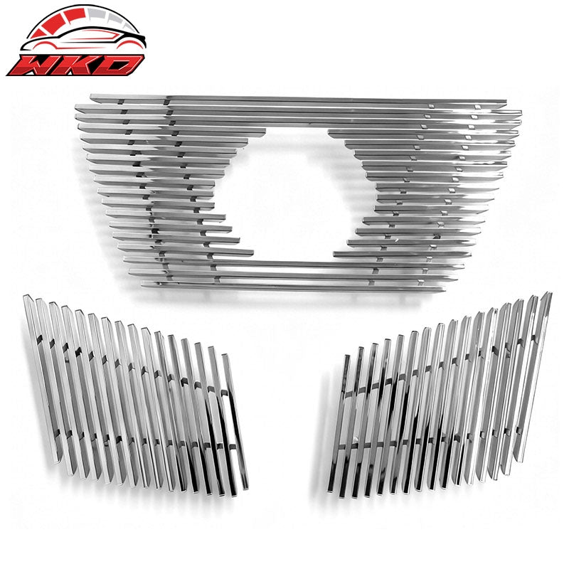 Wholesale 05-07 Nissan Pathfinder Billet Style Upper Grille Inserts Stainless Steel