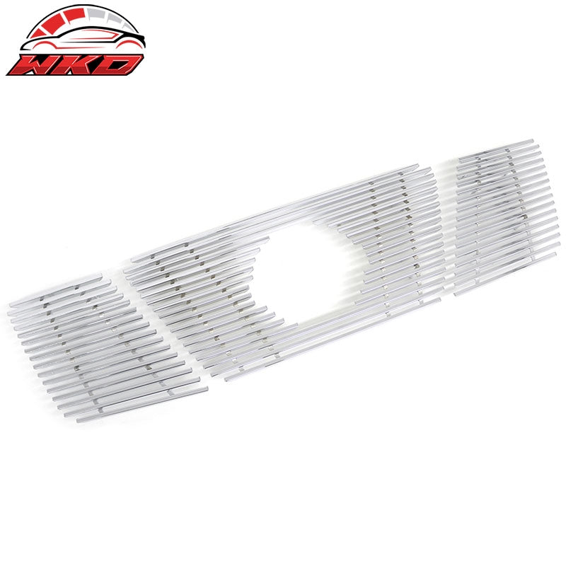 Fits 05-07 Nissan Pathfinder 05-08 Frontier Billet Grille Chrome Stainless Steel