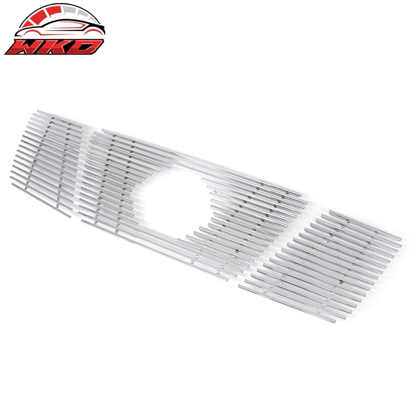 Fits 05-07 Nissan Pathfinder 05-08 Frontier Billet Grille Chrome Stainless Steel