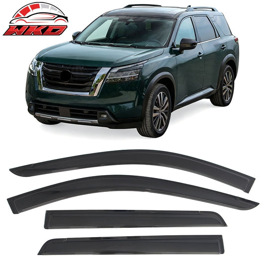 Wholesale 22-26 Nissan Pathfinder R53 Tape-on Window Visors Rain Guards Deflectors - Wikond Auto