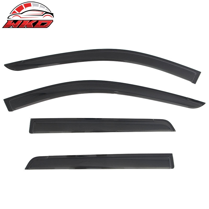 Fits 22-26 Nissan Pathfinder R53 Tape-on Window Visors Rain Guards Deflectors