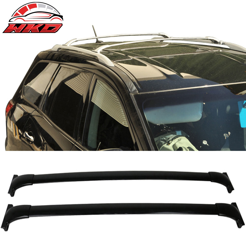 Fits 13-20 Nissan Pathfinder Black Roof Rack Cargo Luggage Carrier Cross Bar Set
