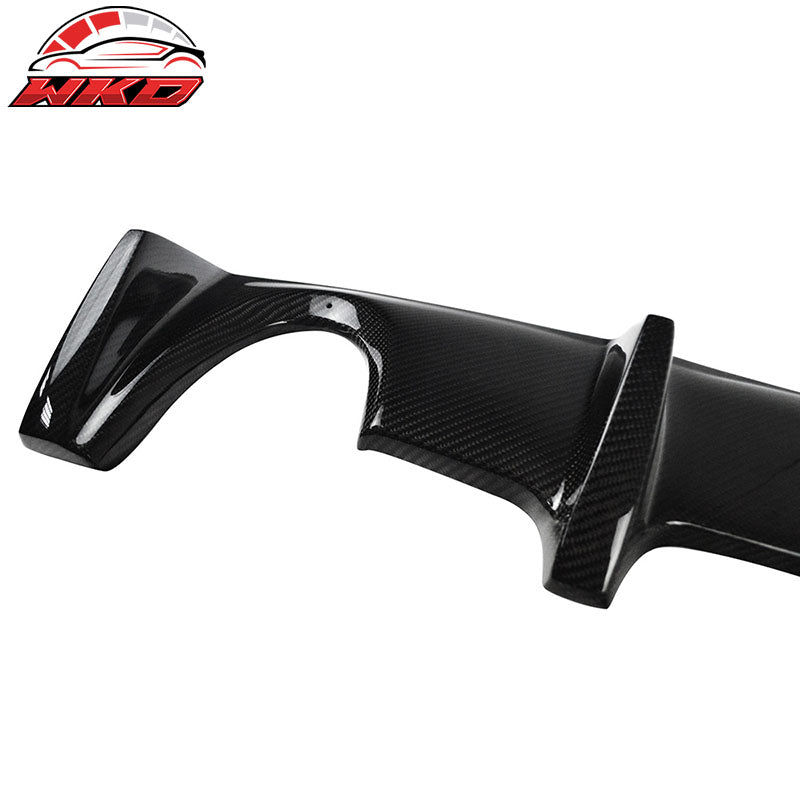 Fits 03-09 Nissan 350Z Z33 OE Style Rear Diffuser Lip Spoiler Matte Carbon Fiber