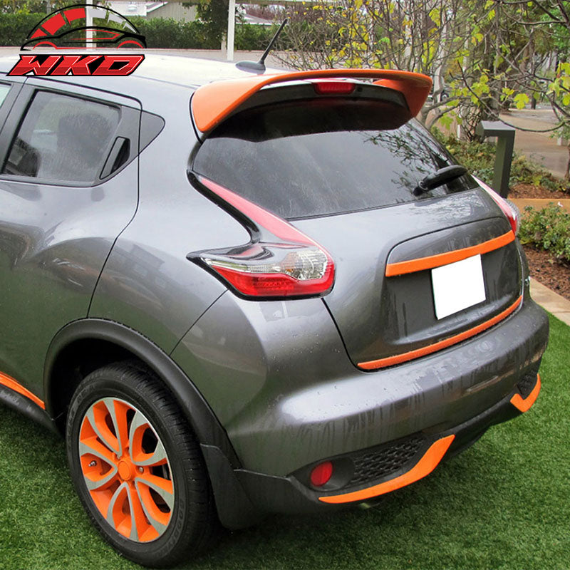 Fits 11-17 Nissan Juke OE Style Rear Roof Spoiler Wing Matte Black ABS