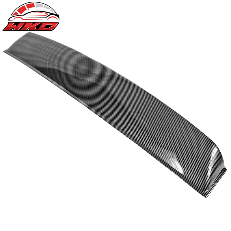 Fits 03-08 Nissan 350Z Coupe Rear Roof Window Spoiler Wing PP Carbon Fiber Print