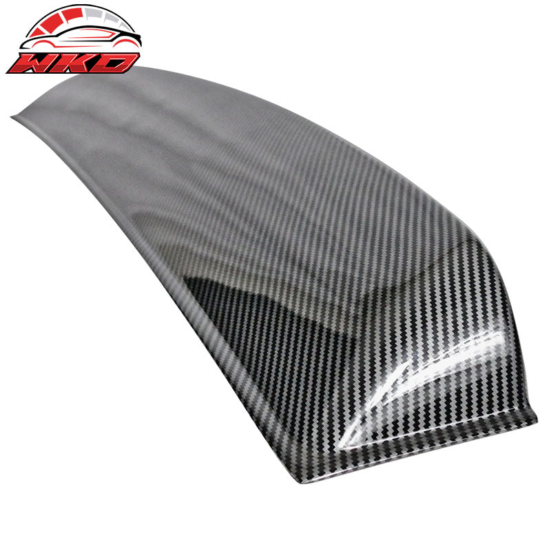 Fits 03-08 Nissan 350Z Coupe Rear Roof Window Spoiler Wing PP Carbon Fiber Print