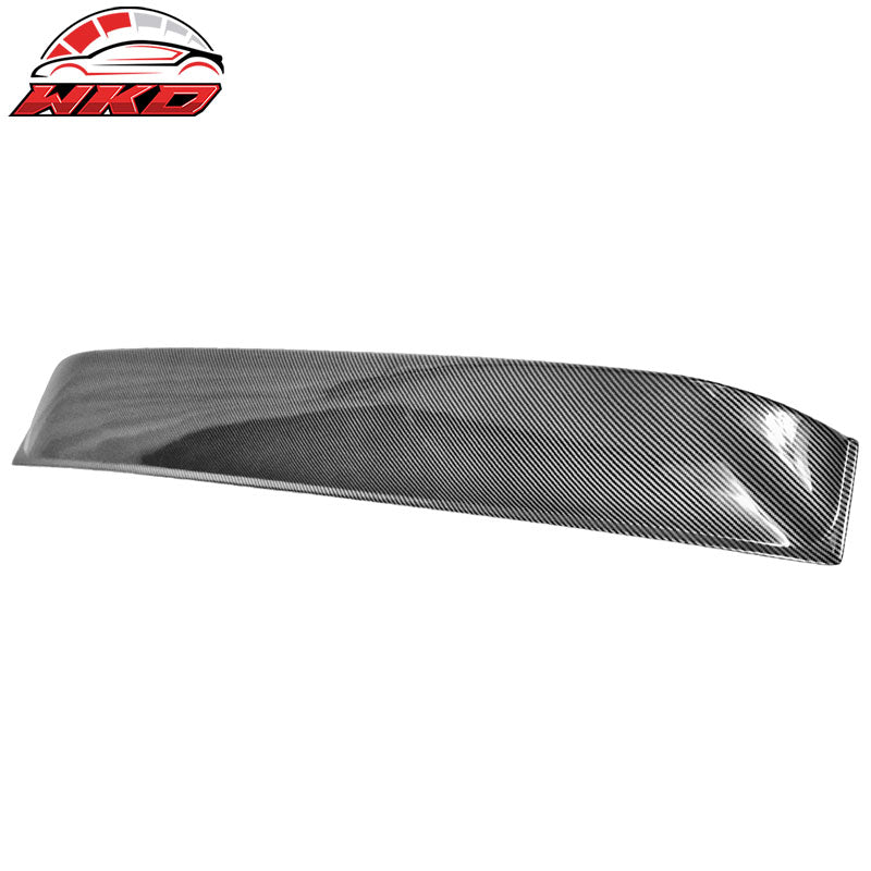 Fits 09-20 Nissan 370Z Coupe Rear Window Roof Spoiler Visor Carbon Fiber Print