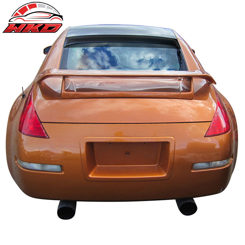 Fits 03-08 Nissan 350Z Coupe Rear Window Roof Spoiler Visor Wing Matte Black PP